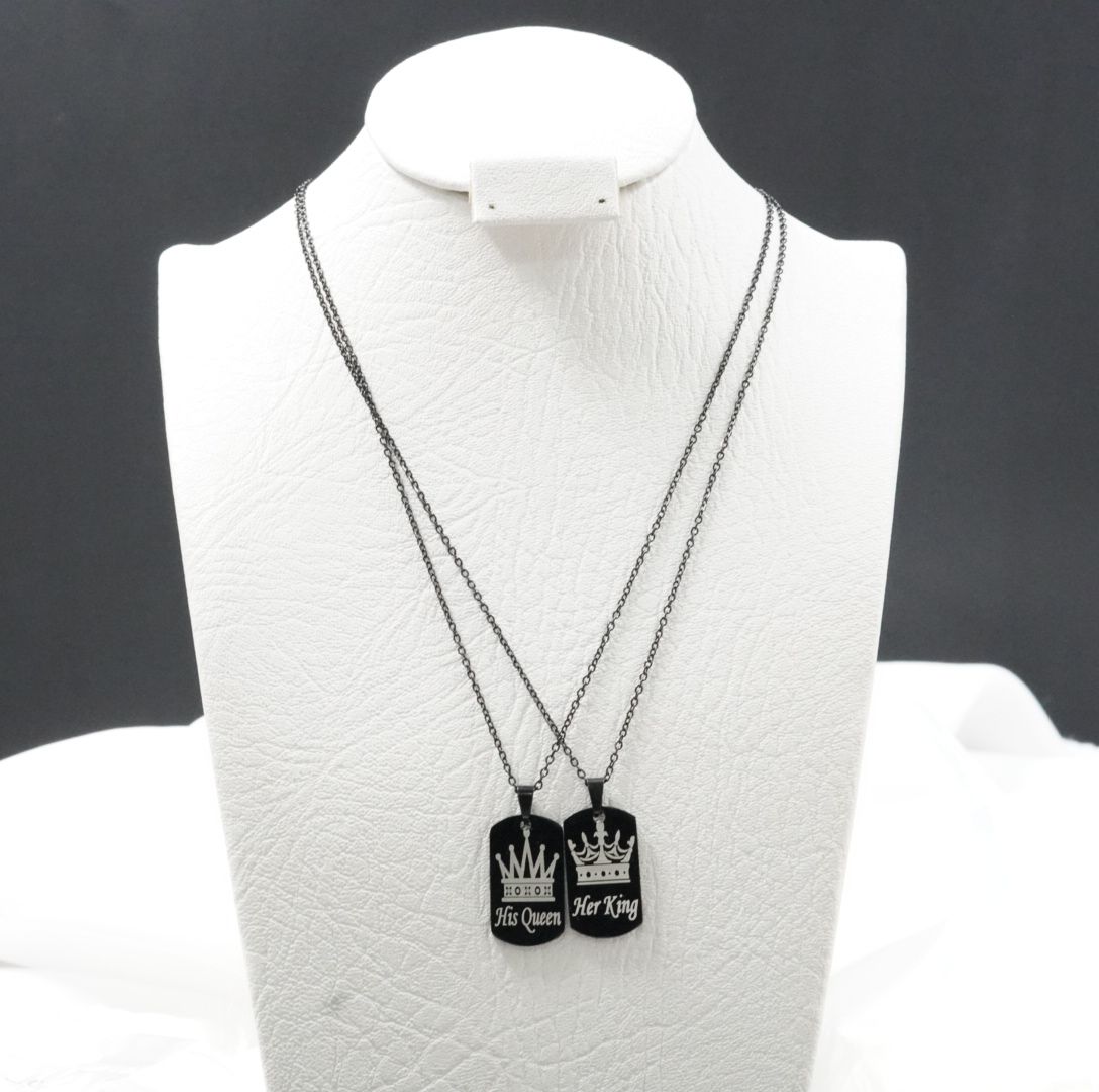 Miniatura 3 de JUEGUITO PAREJA CORONA PLACA GARNDE N-N